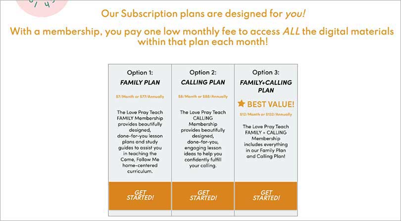 updated content subscription model example